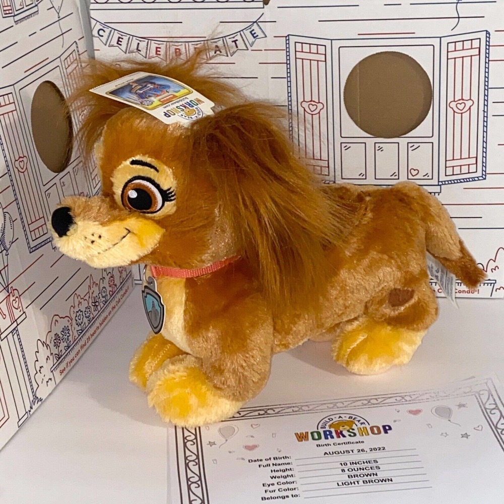 LIBERTY Build A Bear Paw Patrol Plush Dog Pup NEW